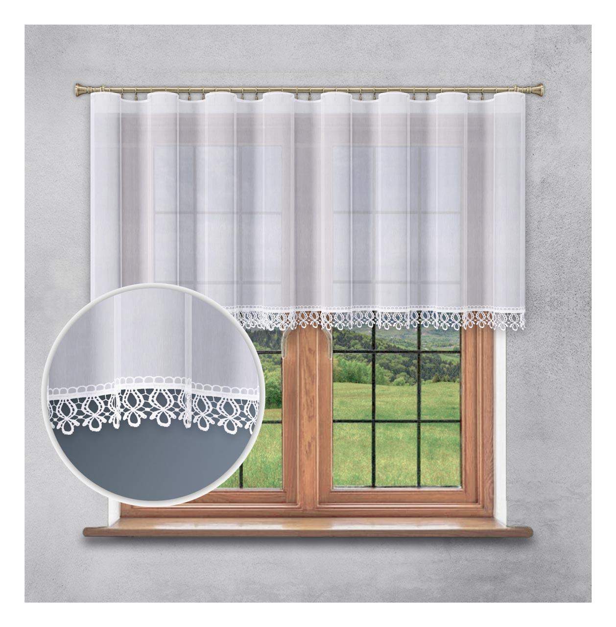 Firana gotowa z gipiurą (5 cm) – 120x300 cm G37